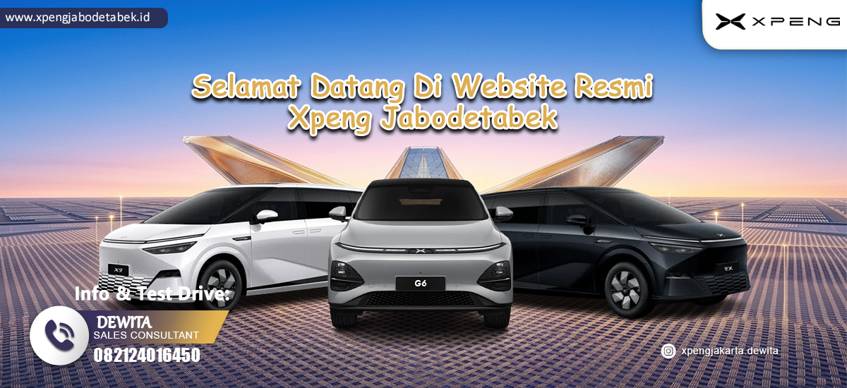 Banner Mobil Xpeng Jabodetabek